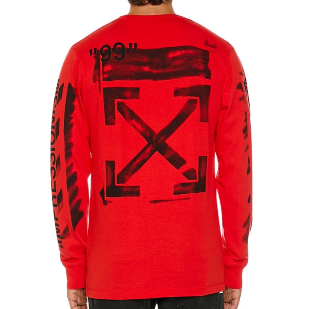 Long sleeve off white shirt